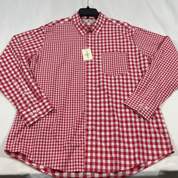 Southern Pines Gingham Button Down Shirt Long Sleeve Checkered‎ XL - Picture 1 of 9